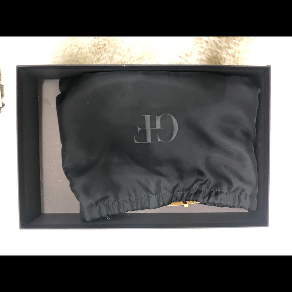 Gianfranco ferre belt. Gold color and pyrite stone